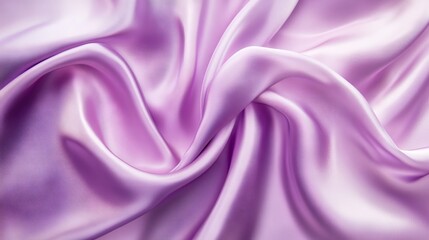 Obraz premium 3d background, wallpaper, template as drapery of shiny textured silk, fabric, textile in lilac color for article design, wall, presentation, social media, product presentation.