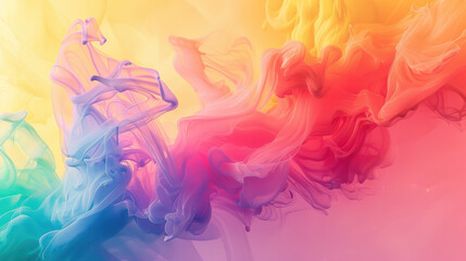 Obraz premium rainbow, abstract, colorful, clean, minimalistic, vibrant, lgbt, pride, movement, equality, diversity, spectrum, gradient, smooth, design, modern, bright, fluid, background, wallpaper, unity, symbolis