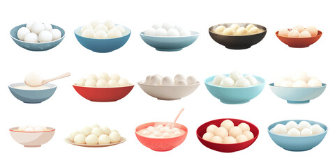 Delicious sweet dumplings, eat delicious glutinous rice balls during the winter solstice, eat Tangyuan during the New Year