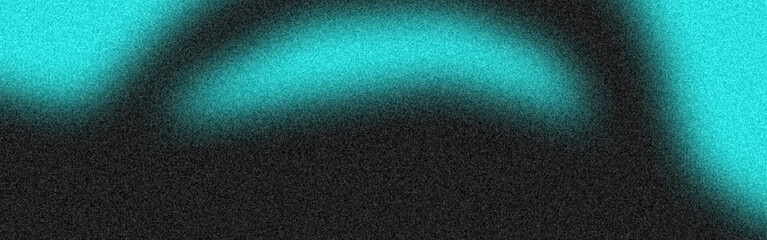 Grainy noise texture background teal and black poster cover design