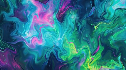 Fototapeta premium Abstract Swirling Liquid Artwork