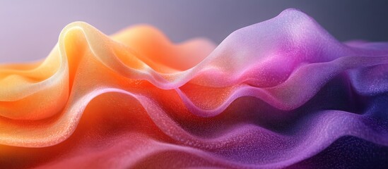 Obraz premium Abstract wavy patterns in vibrant colors create a visually stunning composition.