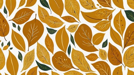 Abstract oil painting pattern in a small leave