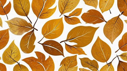 Abstract oil painting pattern in a small leave