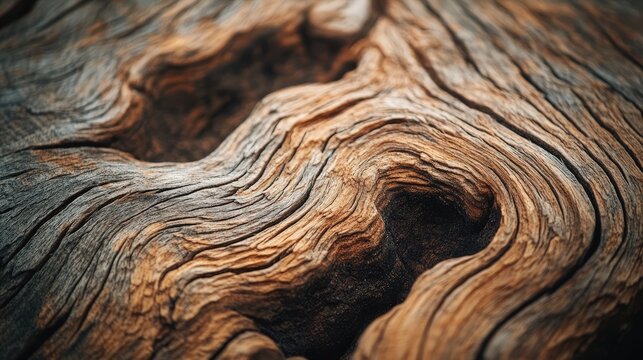 Close-up view of weathered textured wood patterns for rustic design and natural decor.
