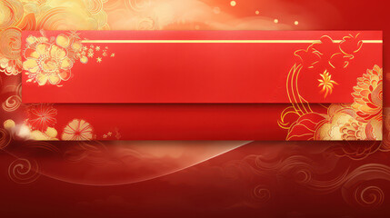 christmas card with ribbon