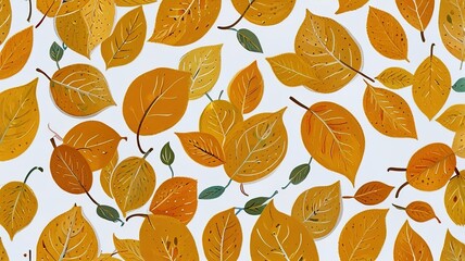 Abstract oil painting pattern in a small leave