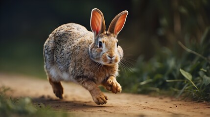 Fototapeta premium rabbit in the woods