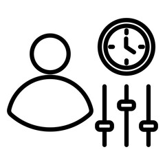 Discipline Outline Icon