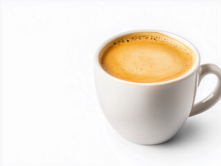 Obraz premium Cup of coffee latte isolated on white background with clipping path 