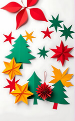 paper crumbles festive decorations symbol fleeting nature holiday cheer tradition
