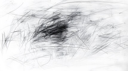 Obraz premium Monochromatic Chaos: An abstract background with pencil lines crisscrossing in shades of gray. The randomness creates visual energy. 