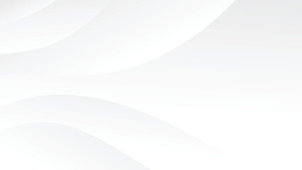 white background with abstract curve lines decoration