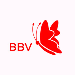 Fototapeta premium BBV Letter Logo