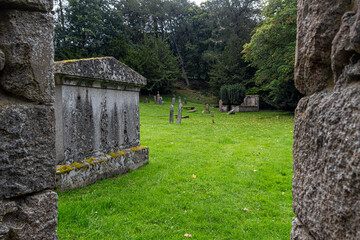 Church and Grave of Seath Mor Sgorfhiachlach, Cairngorms Scotland