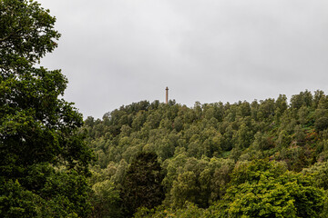 Obraz premium Church and Grave of Seath Mor Sgorfhiachlach, Cairngorms Scotland