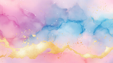 Obraz premium abstract watercolor background with watercolor splashes