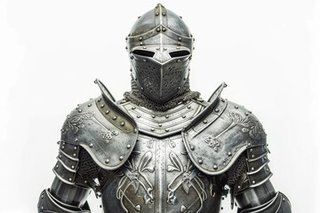 Warriors Steel armor isolated on white background