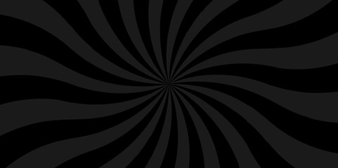 Vector sunburst retro black and gray vector backdrop starburst vintage backdrop background. abstract beam flare banner, cartoon, template geometric creative design.