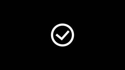 Fototapeta premium Green check mark icon. Check mark vector icon. Checkmark Illustration .symbols YES and NO button for vote,