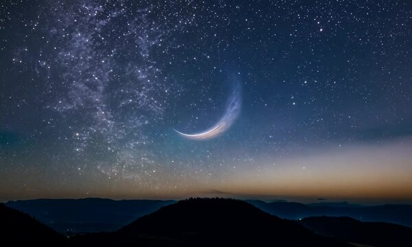 night sky with stars