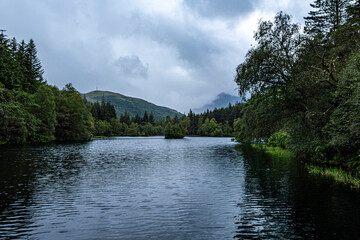 Fototapeta premium Glencoe Lochan trail Scotland