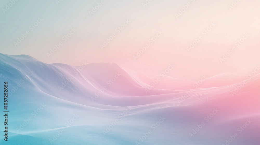 Poster abstract background smooth and clean gradient transitioning from soft pastels to neutral tones as pa