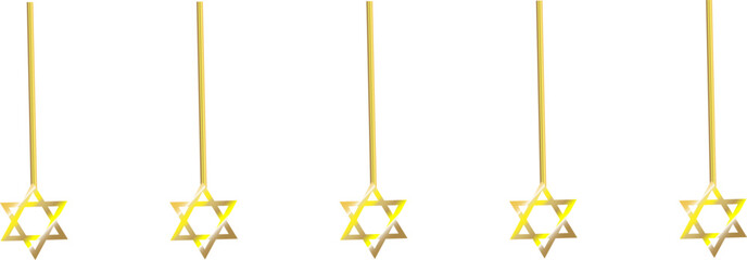 stars of david, hannukah background
