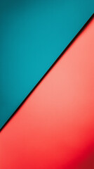 Obraz premium Abstract background colorful Vibrant Teal and Orange background with layers triangles and geometric pattern design, 3D Render style