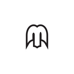 Batman M Monogram Logo