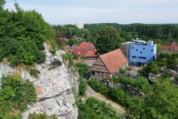 Obraz premium Blick zu Noctalis vom Kalkberg in Bad Segeberg