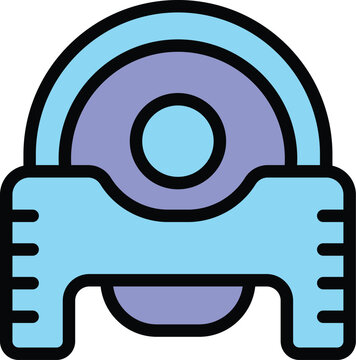recommend clip art: This icon depicts a baby potty chair, designed to help toddlers transition from diapers to using the toilet independently