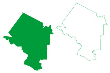 Feira Grande municipality (Alagoas state, Municipalities of Brazil, Federative Republic of Brazil) map vector illustration, scribble sketch Feira Grande map