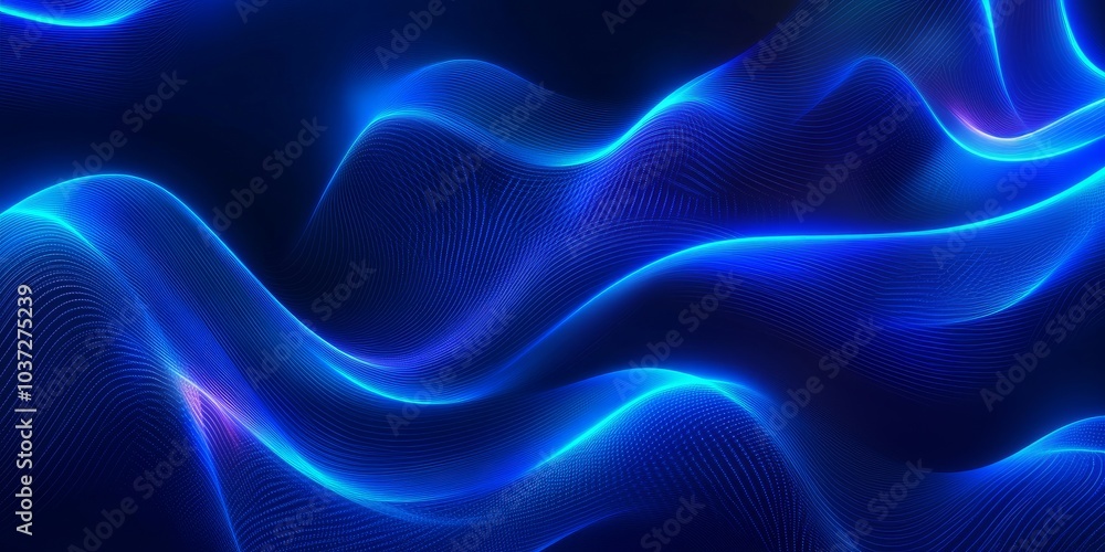 Poster digital abstract background, used for technological processes, neural networks, digital data storage