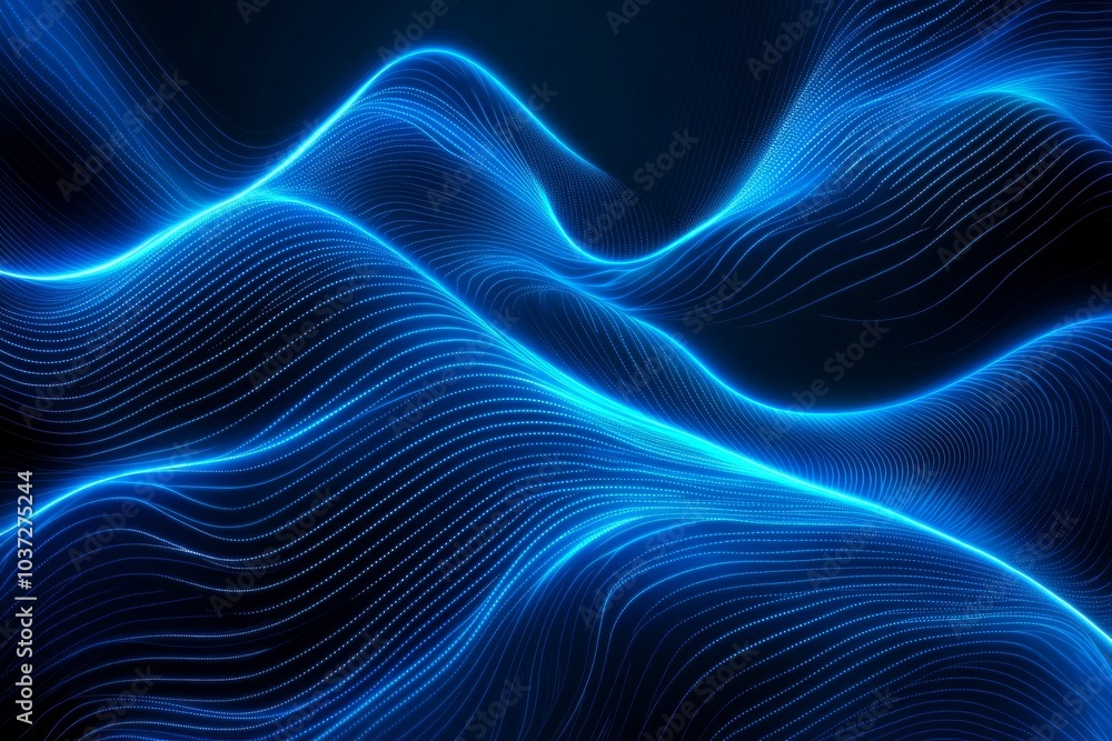 Poster digital abstract background, used for technological processes, neural networks, digital data storage