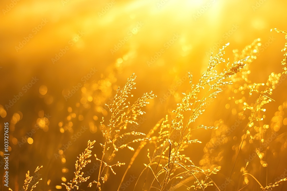 Poster a shiny golden gradient background with a subtle texture, providing an elegant and luxurious feel fo