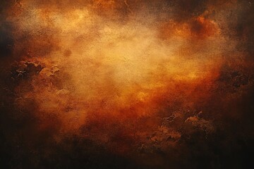 Grunge-inspired brown and orange background, with dark and light tones
