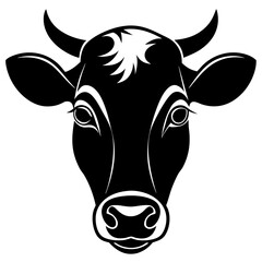 portrait of a cow
