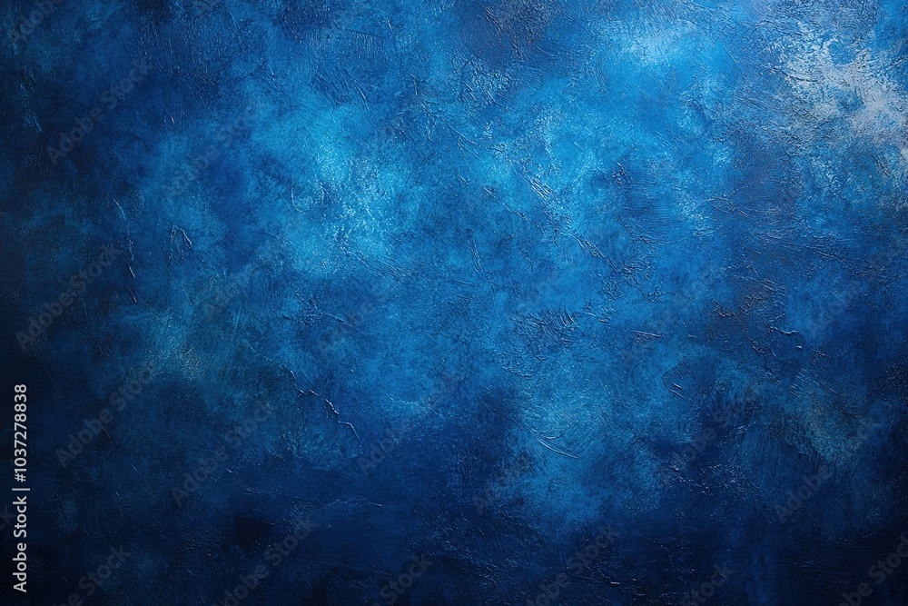 Wall mural blue abstract background, dark blue texture for studio photography, photo backdrop