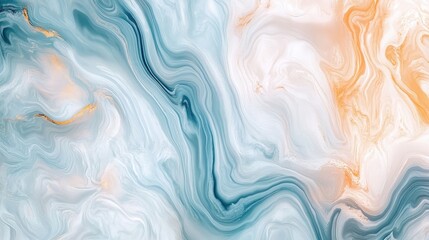 Obraz premium A swirling marble wave pattern in soft pastel colors, creating a luxurious and artistic backdrop