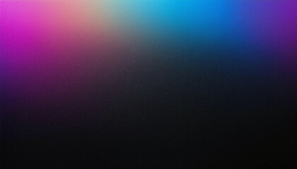 Fototapeta premium Textured surface with a vibrant pink, blue, and purple gradient. No objects, no actions. Dreamy, ethereal atmosphere. Solid background.
