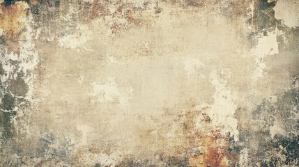 Obraz premium A distressed film strip frame with empty space and a rustic paper texture, evoking a vintage feel.
