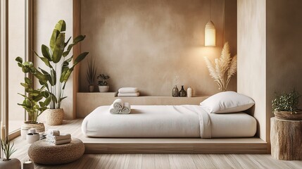 Cozy Minimalist Bedroom with Natural Elements