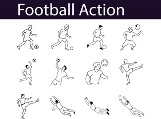 Football Action: Players in Motion