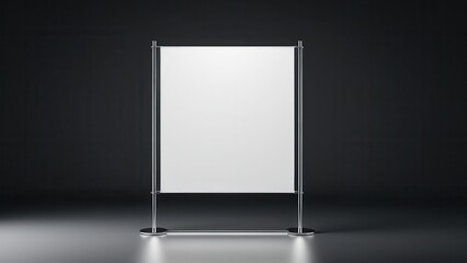 10 x 10 banner stand mockup for professional and creative business branding. This modern roll-up banner design is perfect for corporate use, commercial events, and multipurpose displays.