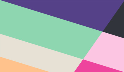 Simple with vintage colors shapes geometric vector background design