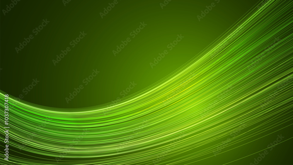 Poster motion abstract neon threads background. color line lights background. optical fiber vector with shi