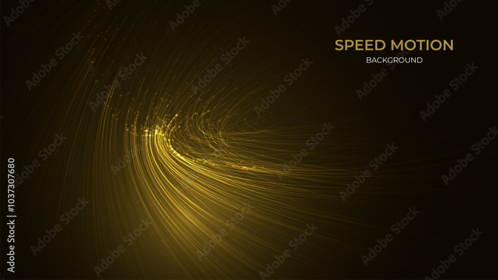 Aufkleber motion abstract neon threads background. color line lights background. optical fiber vector with shi