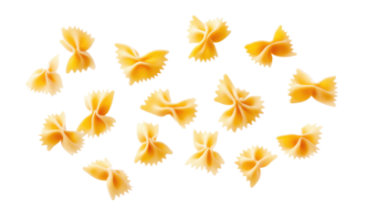  Farfalle pasta on transparent background