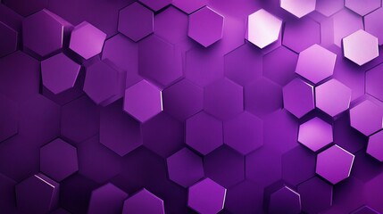 Hexagonal Pattern in Vibrant Purple Tones